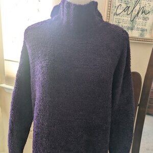 Grace & Lace Purple mock neck sweater